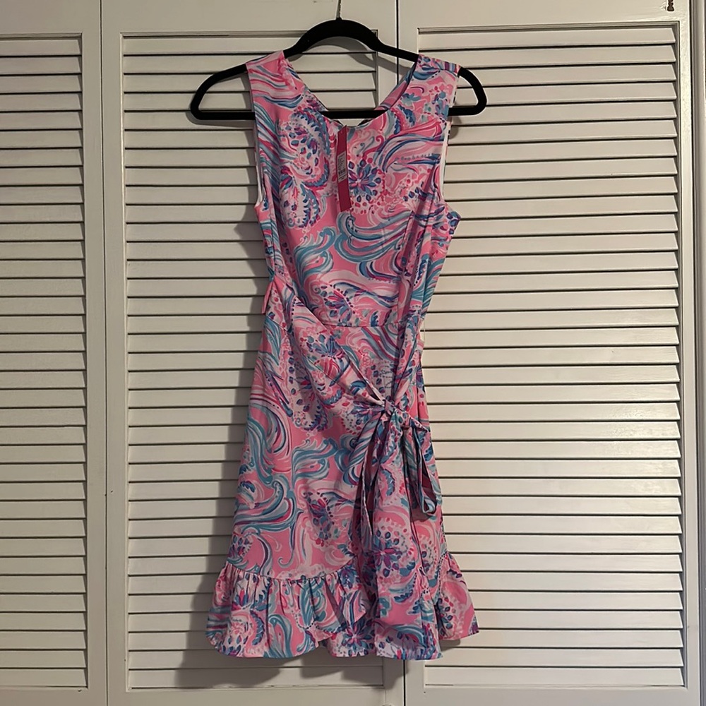Lilly pulitzer size 4 Prosecco pink dress